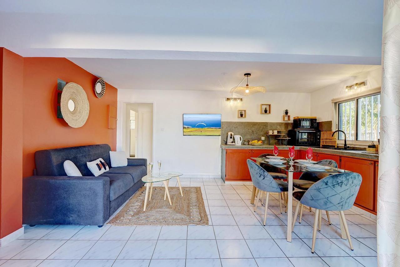 Bec Rose - Clim - Wi-Fi - Jardin Apartment Saint-Leu Exterior foto