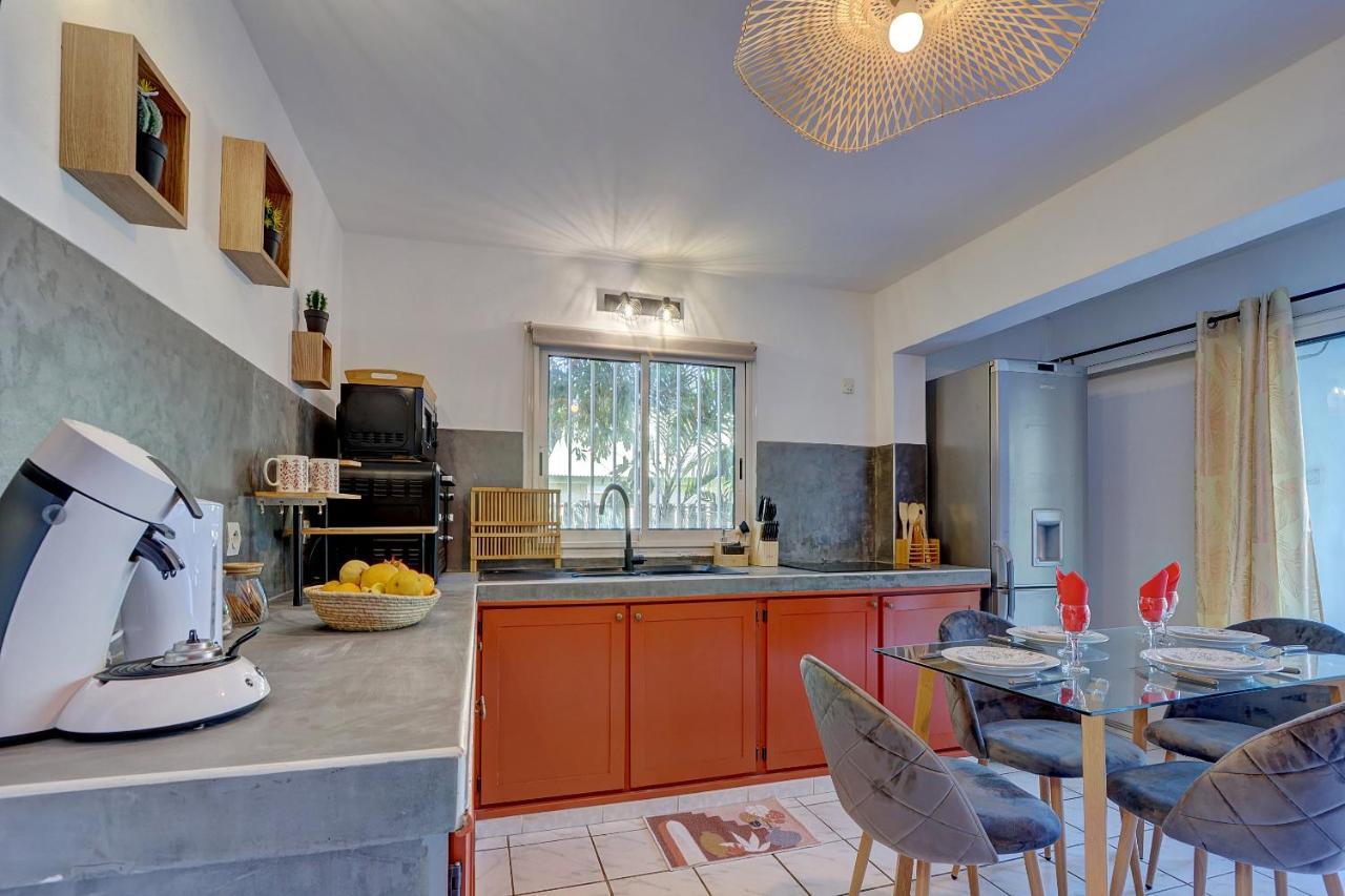 Bec Rose - Clim - Wi-Fi - Jardin Apartment Saint-Leu Exterior foto