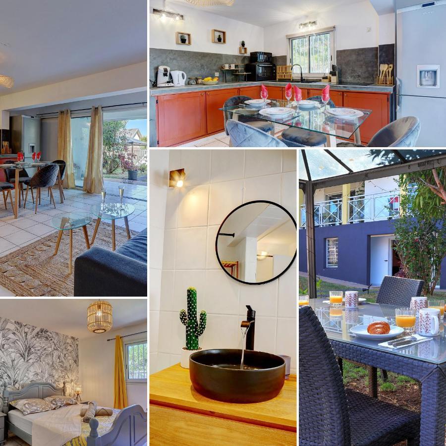 Bec Rose - Clim - Wi-Fi - Jardin Apartment Saint-Leu Exterior foto