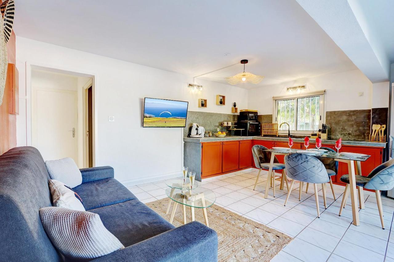 Bec Rose - Clim - Wi-Fi - Jardin Apartment Saint-Leu Exterior foto